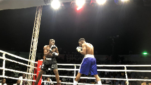 Battle of the Beasts: Bukom Banku’s son, Abu Kamako defeats Stephen Ackon