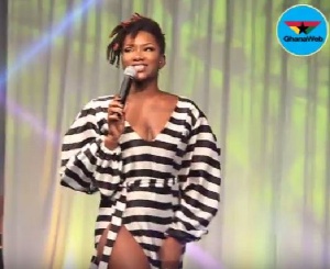 Ebony performing at Golden Movie Award African (GMAA) 2017