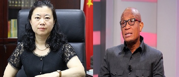 Chinese Ambassador to Ghana and Mustapha Hamid