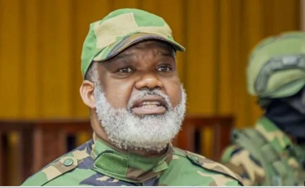 Rebel leader Corneille Nangaa addressed the crowd before the attack