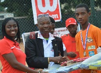 The Champion Bowl Tournament Ghana today at the clay courts of Ghana Tennis Club in Adabraka