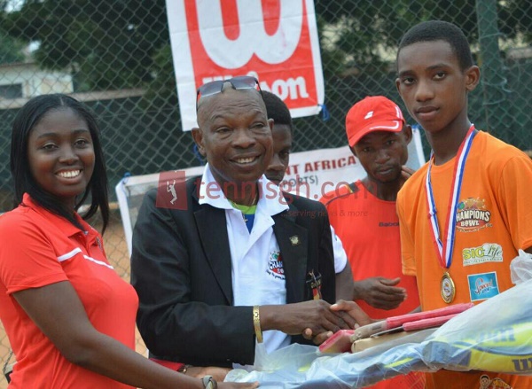 The Champion Bowl Tournament Ghana today at the clay courts of Ghana Tennis Club in Adabraka