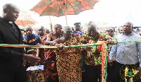 President Akufo-Addo commissions the new health administration block at Asunafo-North