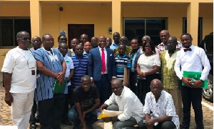 The Director General of NLA (m) in group picture with members of the ALMC