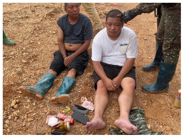NAIMOS has arrested two Chinese for illegal Minning