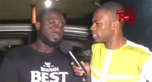 Abrokwah [left] says he did not leak the video
