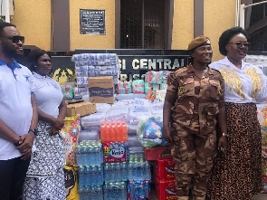 Items donated to inmates of Kumasi Central Prisons