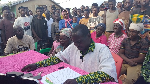 He issued the warning at a press conference following the confiscation of their mining site