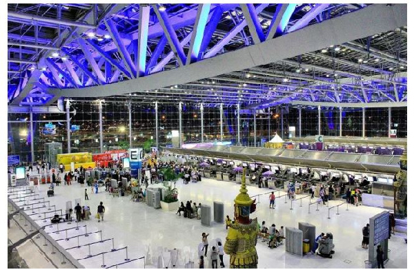 File photo: A busy airport