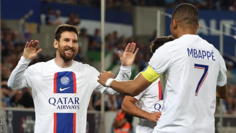 Lionel Messi plus Kylian Mbappe