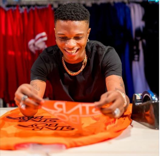 Wizkid becomes the first African artist to have an official jersey from Nike