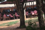 A picture of the students of the Ayirebi Senior High School