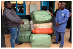 2 arrested over suspected narcotics concealed in fertilizer sacks at Asawase Market