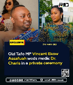 Ekow Assafuah marries girlfriend in private ceremony