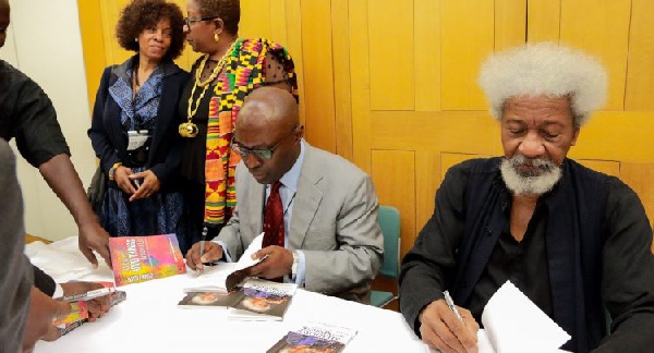 Wole Soyinka (right)