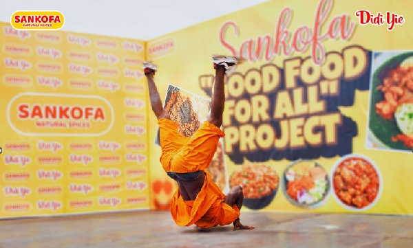 A prisoner displaying his dancing skills during the launch