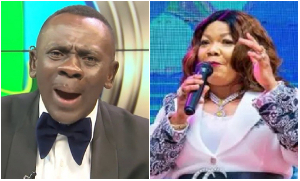 Akrobeto (L) says the imprisonment of Nana Agraada (R) is normal