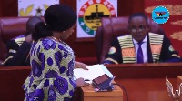 Sarah Adwoa Safo, Minister of State in charge of Procurement appeared before Parliament today