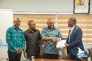 Sylvester Adinam Mensah With A Delegation From UN Global Compact Network Ghana.jpeg