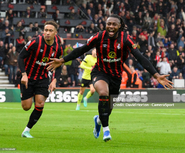 Bournemouth scored their third goal to end the contest