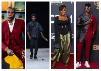 (L-R) Ozwald Boateng, Papa Opong, Aisha Ayensu and Kwaku Bediako are Ghanaian designers