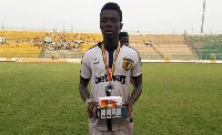 Ashgold's Amos Addai was awarded the man of the match