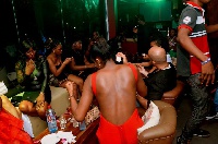 File photo: Prostitutes at Vienna City night club