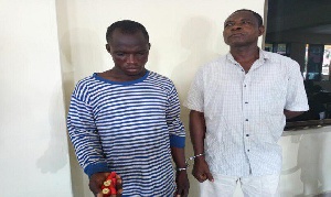 The two men arrested by the Police on Tuesday for dealing in ammunition   Source: http://3news.com/p