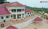 Dr. Kwabena Adjei's mansion is situated in his hometown, Wassa Amenfi