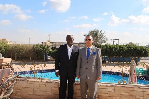 CEO of Karela  Senator David Cobbina Brigidi with Mahmud Assiouty