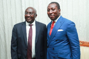 Dr. Mahamudu Bawumia [L] and Afenyo-Markin