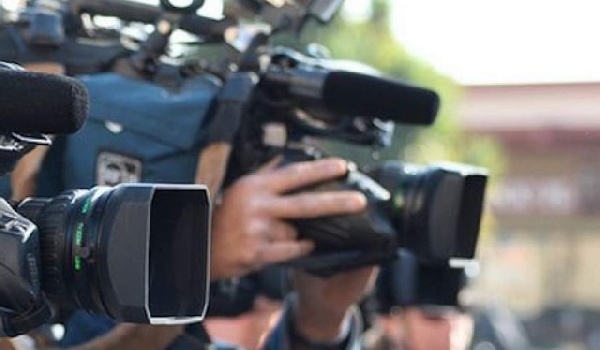File Photo of journalists with cameras