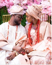 Becca with Nigerian husband, Oluwatobi Sani