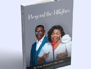 Gospel singer, Celestine Donkor, and her husband, Kofi Donkor captured on the frontpage of the book