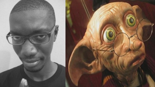 Picture of Ameyaw Debrah compared to a Dobby