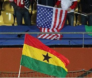 Ghana Usa Flags