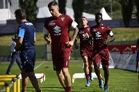 Afriyie Acquah training with Torino ahead of the new season