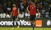 Egypt players are dejected