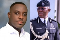 Security policy expert, Anthony Acquaye (L); IGP, Dr. George Akuffo Dampare (R)