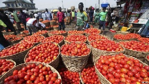 Accra tomato market