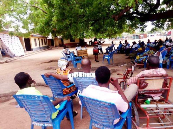 Some participants of NCCE Social Audit activity held at Nadowli-Kaleo District