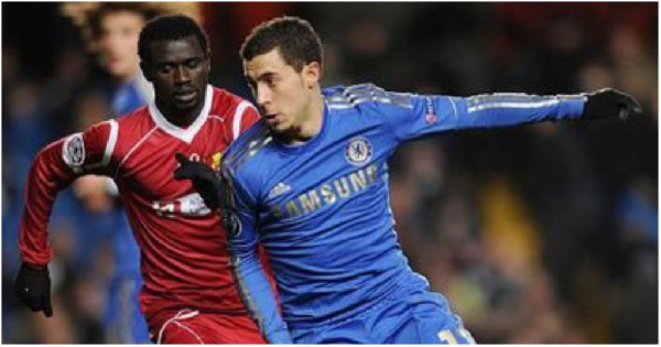 Enoch Adu Kofi and Eden Hazard