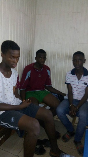 Three of the 7 boys have been arrested by the Ashanti Regional Police