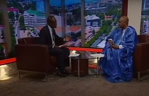 Dr. Ibn Chambas in an interview at TV3