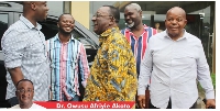 Dr Afriyie Akoto, NPP flagbearer hopeful  (meddle) in the mist of some NPP leaders