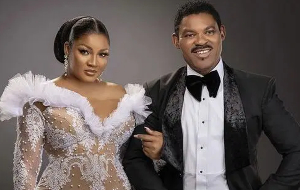 Nollywood icon Omotola Jalade-Ekeinde with husband Matthew Ekeinde