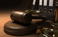 A gavel representing the power of a court (file photo)