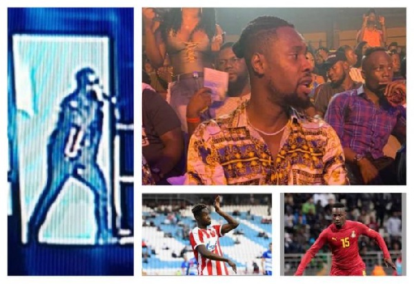 Ghanaian striker Andy Yiadom was at the just ended Rapperholic concert
