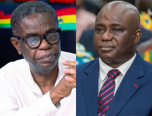 Kwesi Pratt (L) has criticised Eric Opoku (R) over his presidential ambitions