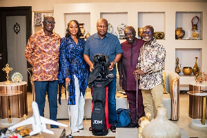 Organisers of the Head of State Golf Invitational tournament meets John Mahama